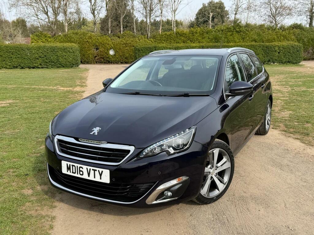 Peugeot 308 SW Estate 1.2 Puretech Allure Eat Euro 6 Ss 2 Blue #4