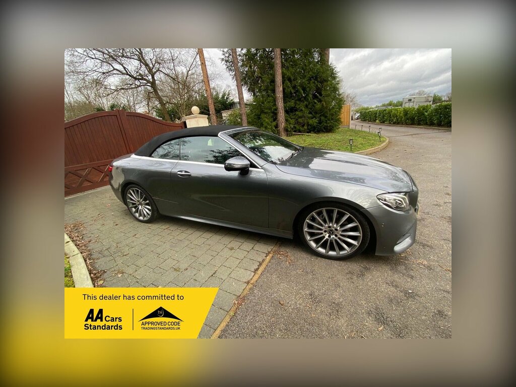 Mercedes-Benz E Class 2.0 E220d Amg Line Premium Cabriolet G-tronic E Grey