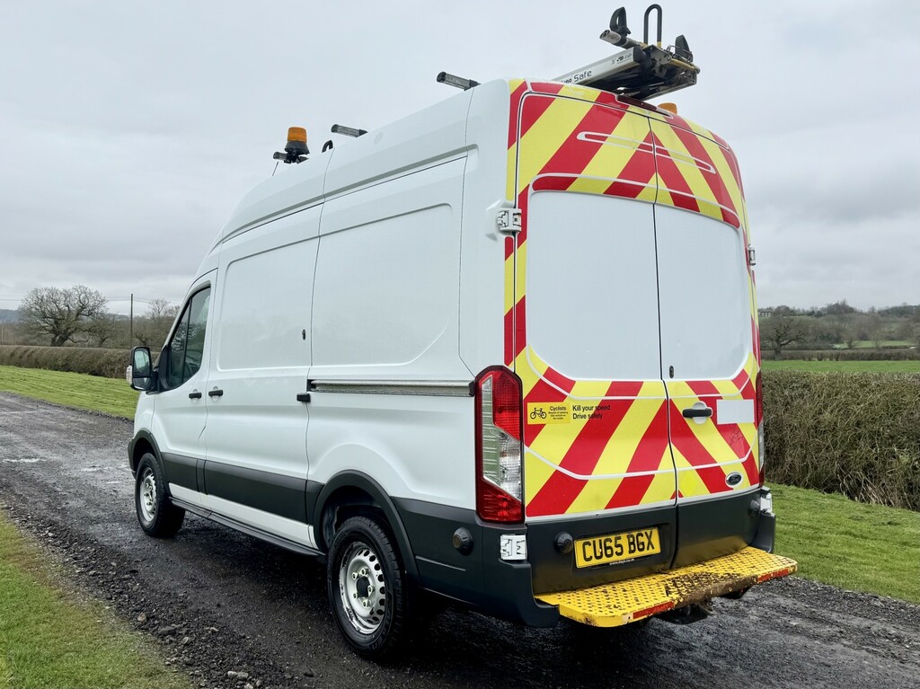 Ford Transit Custom 2.2 Tdci 350 L2 H3 Mwb Workshop Service Van 201 CU65BGX White #4