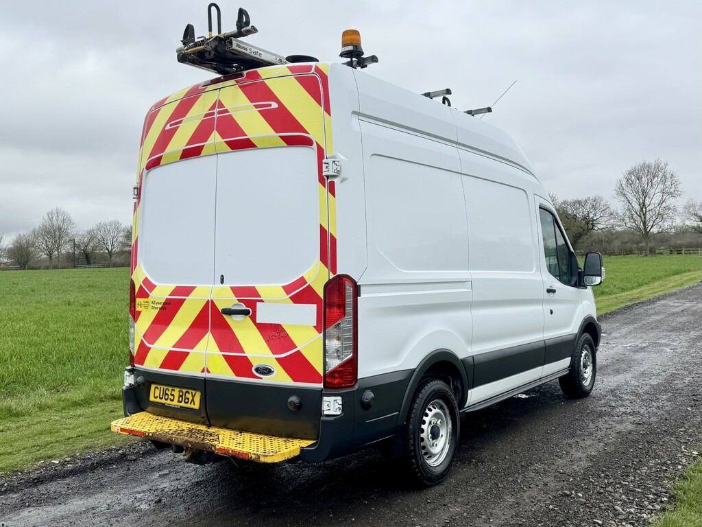 Ford Transit Custom 2.2 Tdci 350 L2 H3 Mwb Workshop Service Van 201 CU65BGX White #5