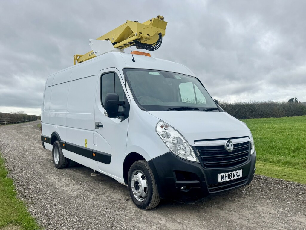 Vauxhall Movano Aldercote Cherry Picker Access Platform 2018 MH18MKJ White #3