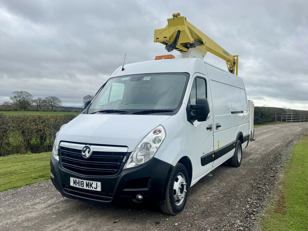 Vauxhall Movano Aldercote Cherry Picker Access Platform 2018 White