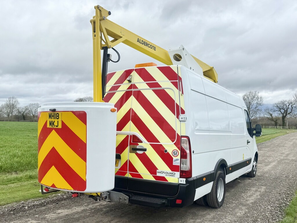 Vauxhall Movano Aldercote Cherry Picker Access Platform 2018 MH18MKJ White #5