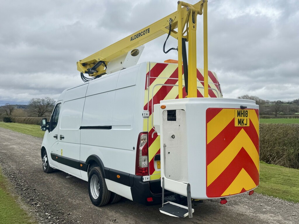 Vauxhall Movano Aldercote Cherry Picker Access Platform 2018 MH18MKJ White #4