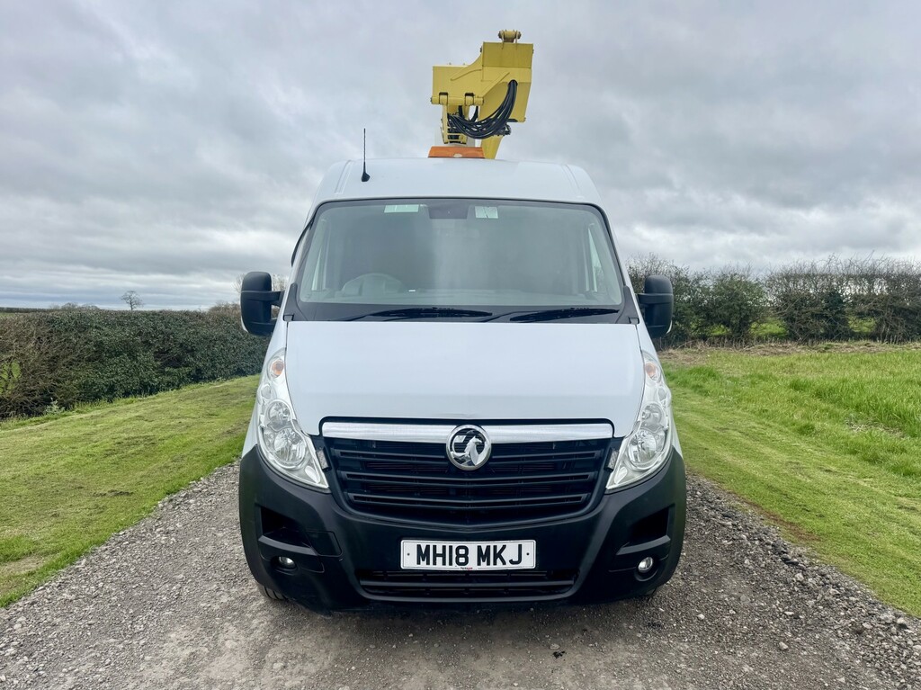 Vauxhall Movano Aldercote Cherry Picker Access Platform 2018 MH18MKJ White #2