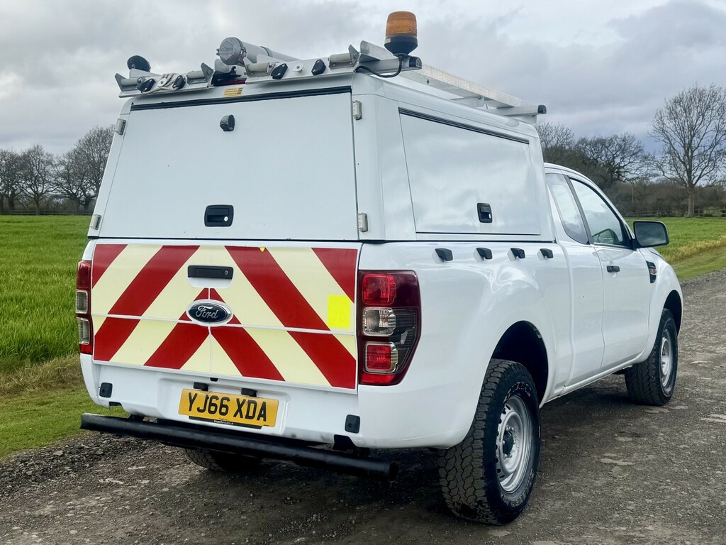Ford Ranger 2.2 Tdci XL Super Cab Utility Spec 2016 White #5