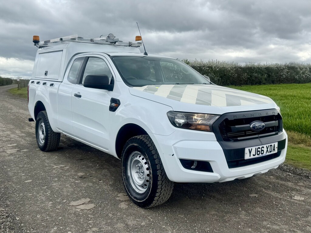 Ford Ranger 2.2 Tdci XL Super Cab Utility Spec 2016 White #3