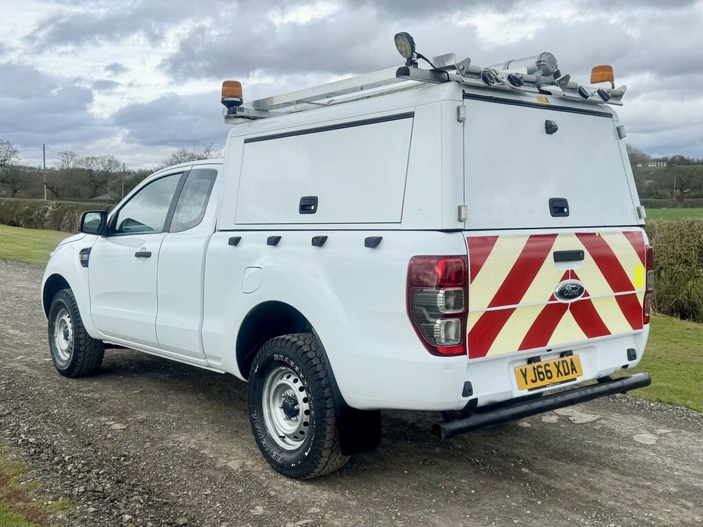 Ford Ranger 2.2 Tdci XL Super Cab Utility Spec 2016 White #4