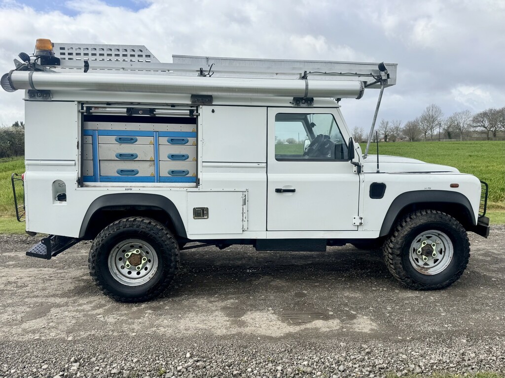Land Rover Defender 110 2.2 Tdci Utility Spec 2014 WF64NMO White #4