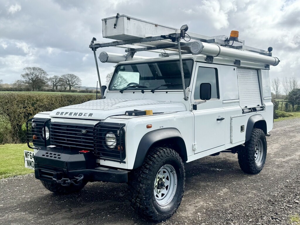 Land Rover Defender 110 2.2 Tdci Utility Spec 2014 WF64NMO White #3