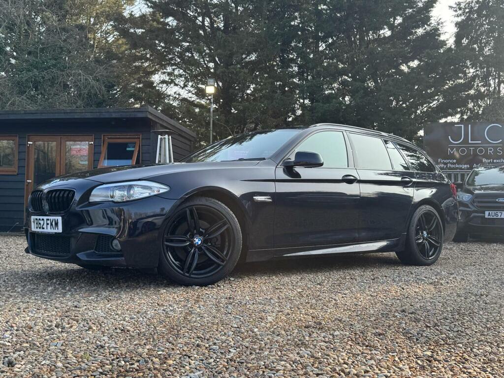 BMW 5 Series Estate 2.0 520D M Sport Touring Euro 5 Ss YB62FKM Black #4