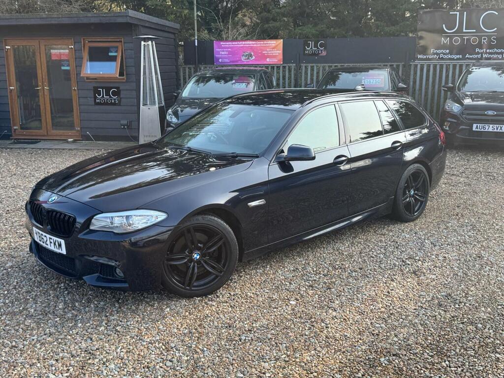 BMW 5 Series Estate 2.0 520D M Sport Touring Euro 5 Ss YB62FKM Black #3