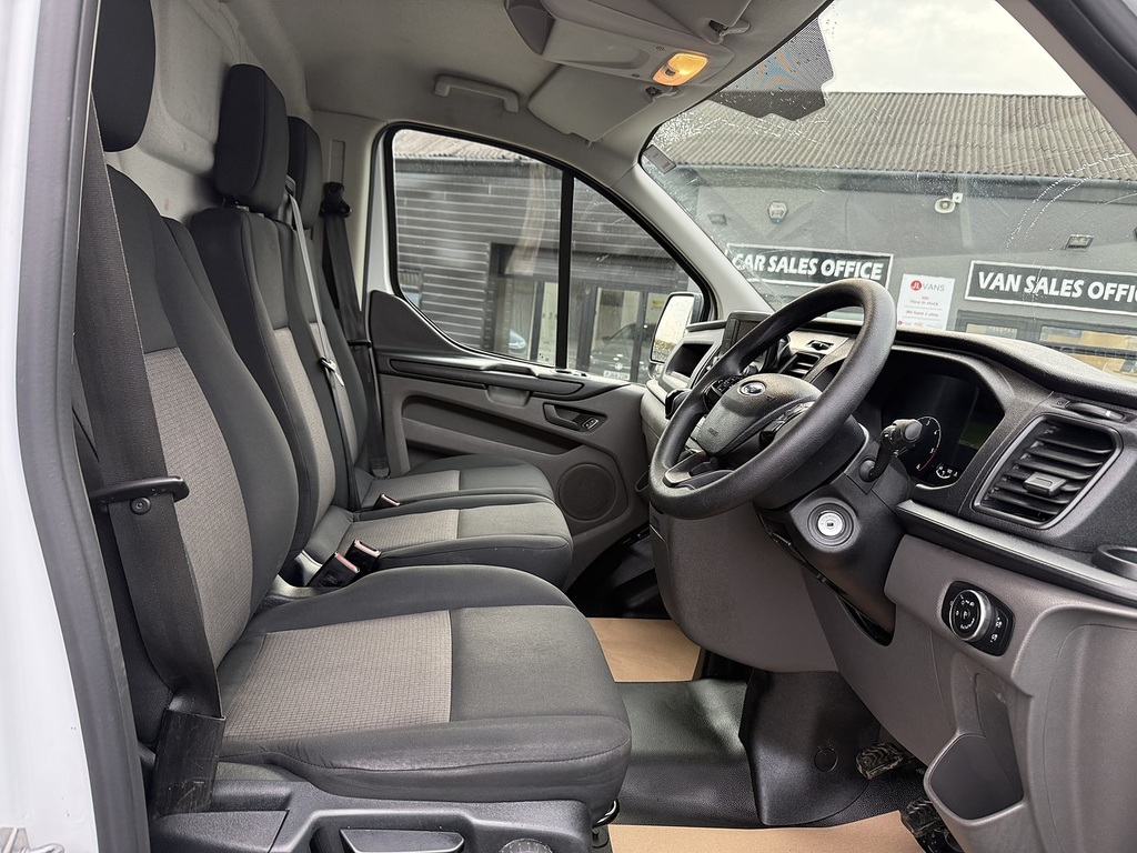 Ford Transit Custom 280 Ecoblue Leader L1h1 Euro 6 2023 U2507 Ulez HG72KZE White #3