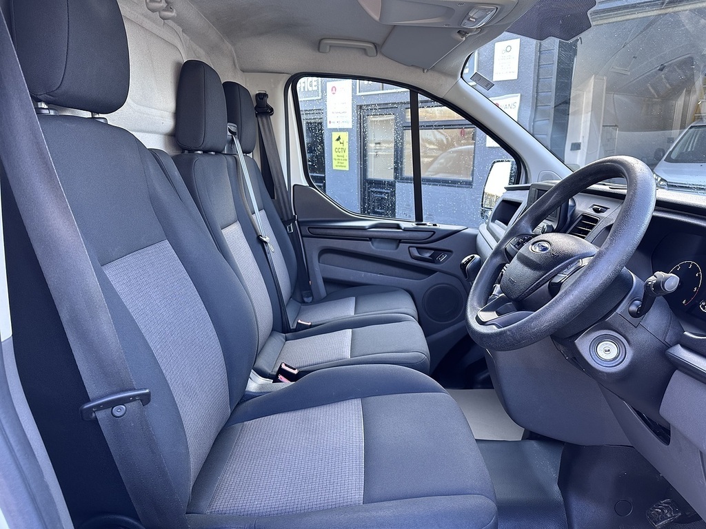 Ford Transit Custom 280 Ecoblue Leader L1h1 Euro 6 2023 U2505 Ulez HG72KZD White #2
