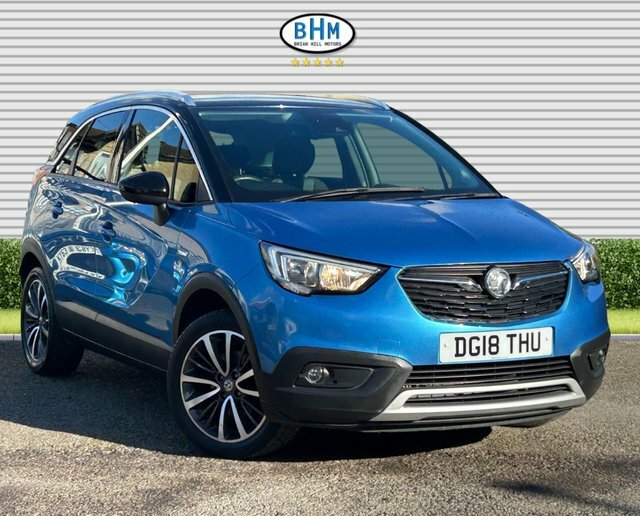 Vauxhall Crossland X 2018 1.2 Turbo Gpf Elite Nav Suv Blue