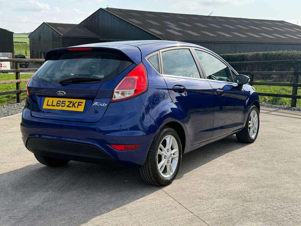 Ford Fiesta 1.25 82 Zetec LL65ZKF Blue #4