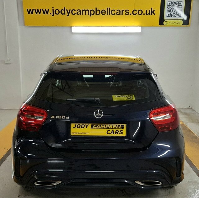 Mercedes-Benz A Class 2017 1.5 A180d Amg Line Hatchback Manua N8CKN Blue #4