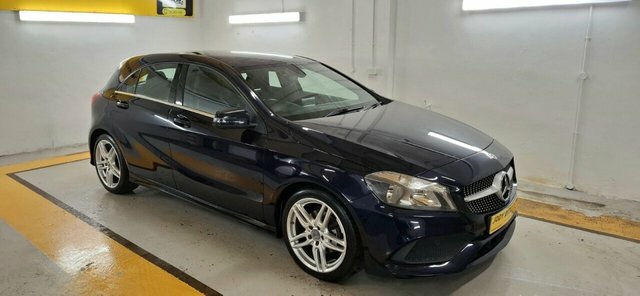 Mercedes-Benz A Class 2017 1.5 A180d Amg Line Hatchback Manua N8CKN Blue #2