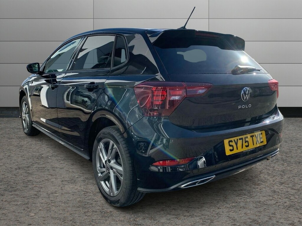 Volkswagen Polo 1.0 Tsi 95Ps R-line SY75TXE Black #3
