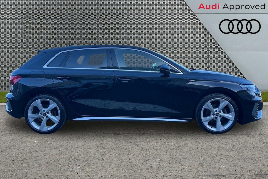Audi A3 S Line 35 Tdi 150 Ps S Tronic KK73GHD Black #4