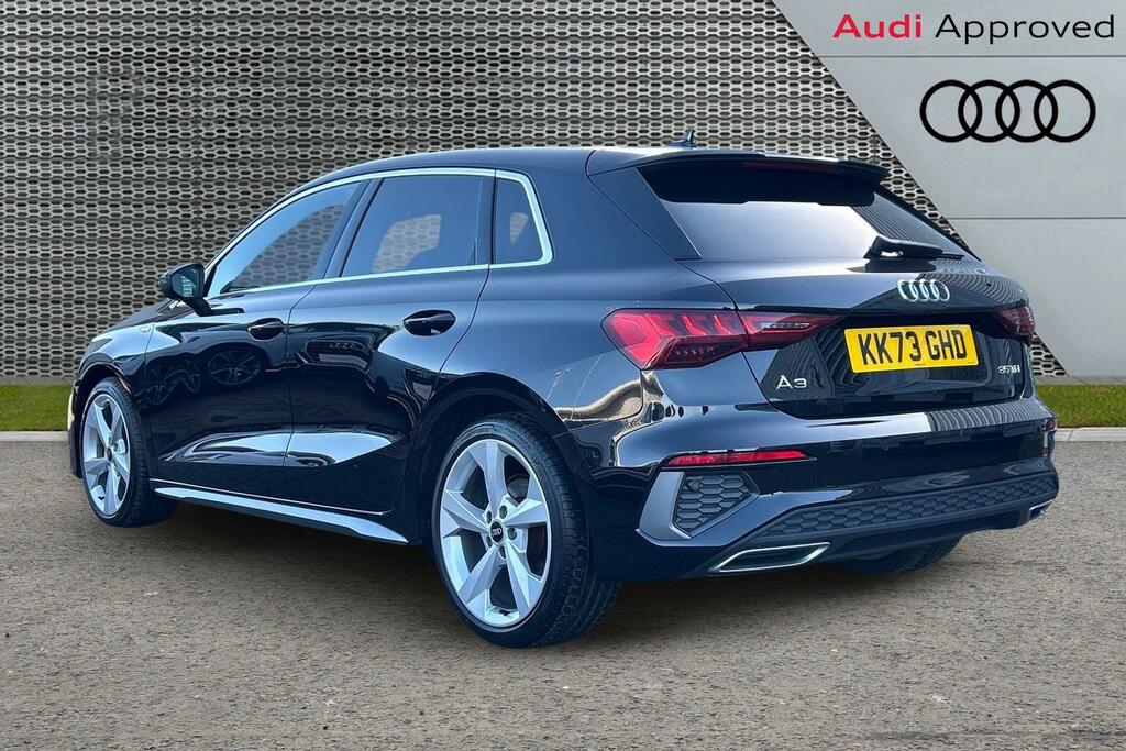 Audi A3 S Line 35 Tdi 150 Ps S Tronic KK73GHD Black #3