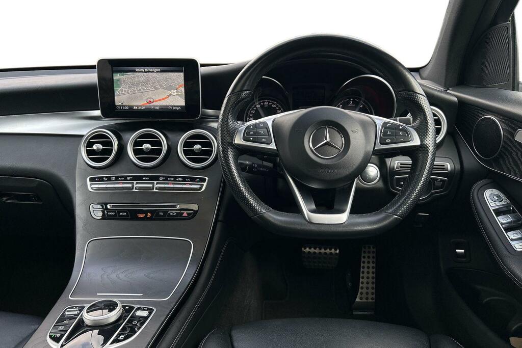 Mercedes-Benz GLC Class 3.0 Glc350d V6 Amg Line Premium Coupe G-tronic 4 White #5