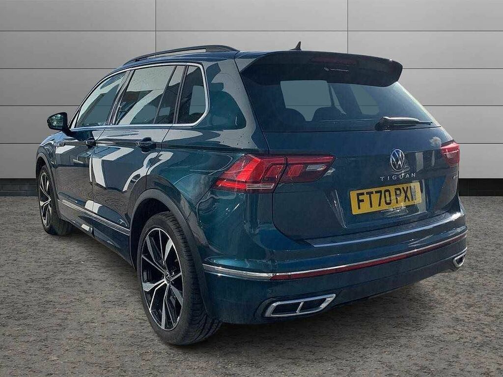 Volkswagen Tiguan 2.0 Tdi 200Ps R-line 4Motion Dsg FT70PXW Blue #5