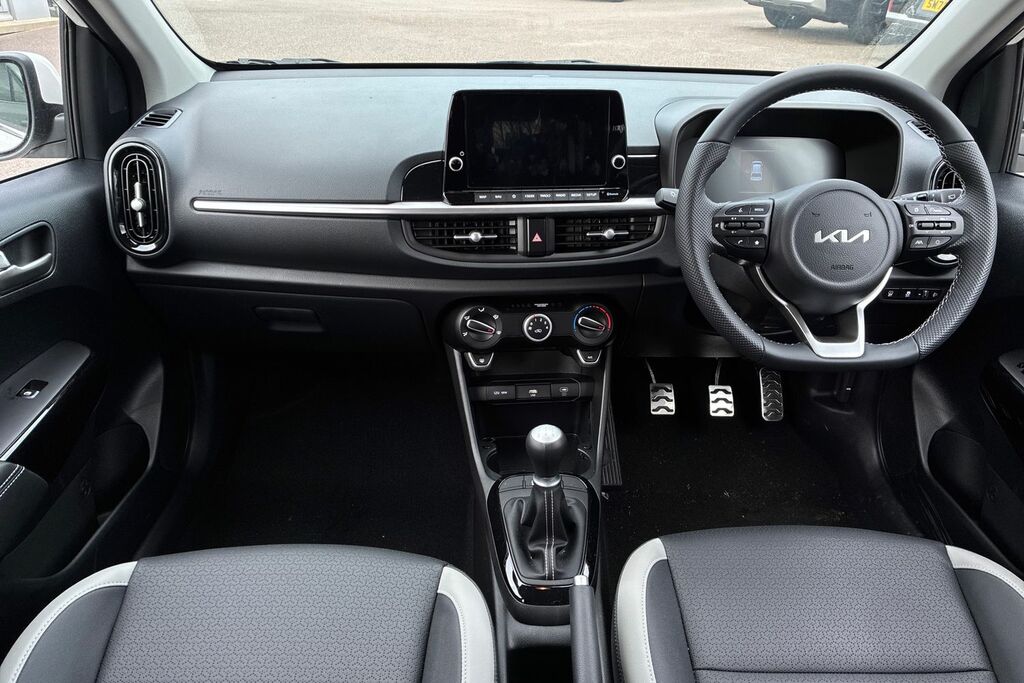 Kia Picanto 1.0 Gt-line Hatchback Euro 6 S SW75BEU White #4