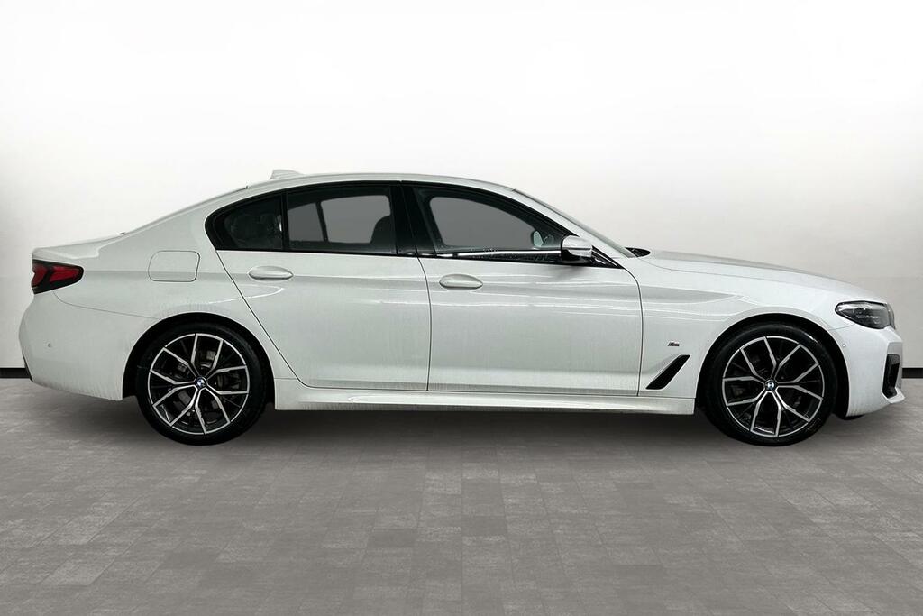BMW 5 Series 520D Xdrive M Sport Saloon SW22BXM White #3