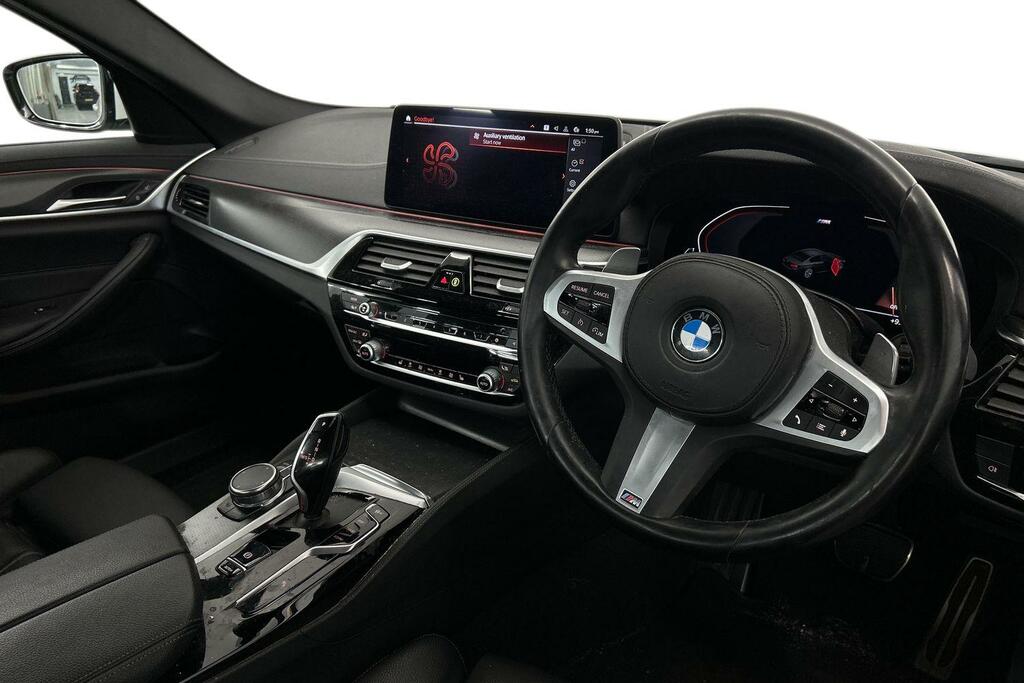 BMW 5 Series 520D Xdrive M Sport Saloon SW22BXM White #6