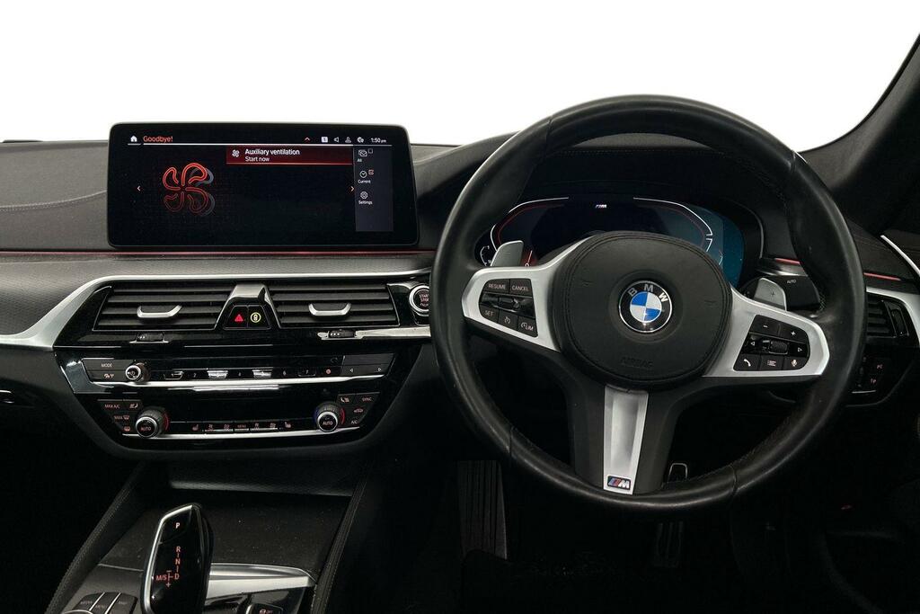 BMW 5 Series 520D Xdrive M Sport Saloon SW22BXM White #5