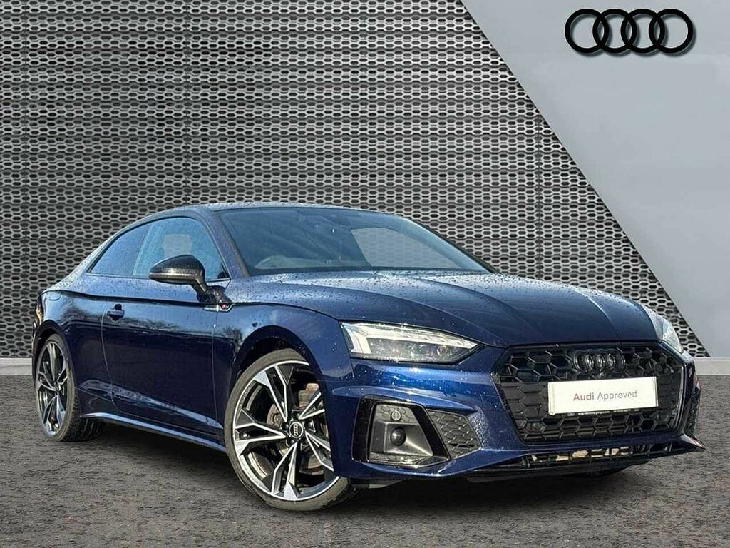 Audi A5 Coupe Black Edition 35 Tfsi 150 Ps S Tronic Blue
