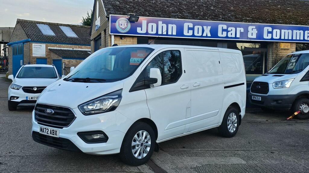Ford Transit Custom Panel Van 2.0 300 Ecoblue Limited L1 H1 Euro 6 S White
