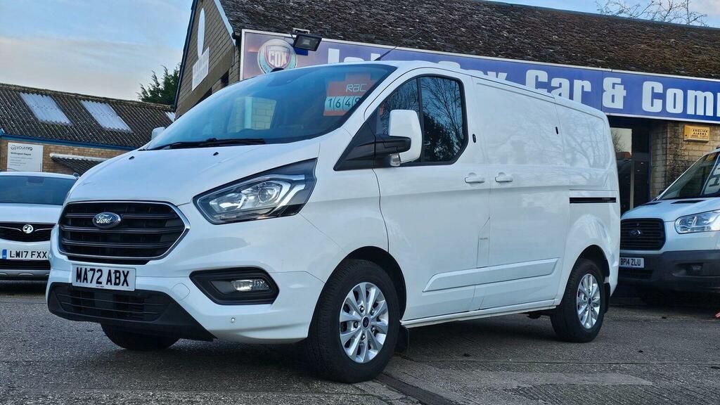 Ford Transit Custom Panel Van 2.0 300 Ecoblue Limited L1 H1 Euro 6 S MA72ABX White #4