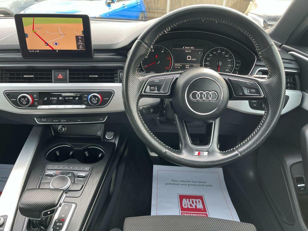 Audi A4 2.0 Tdi S Line S Tronic Quattro Euro 6 S S Black #5