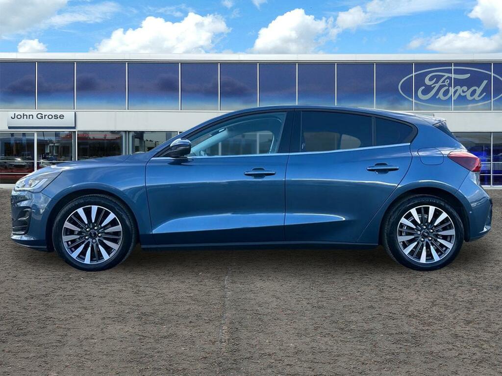 Ford Focus 1.0 Ecoboost Hybrid Mhev Titanium X Hatchback AY74HWR Blue #6