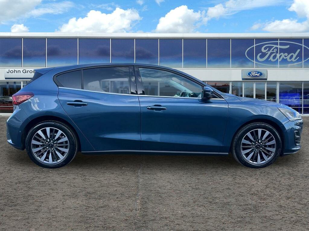 Ford Focus 1.0 Ecoboost Hybrid Mhev Titanium X Hatchback AY74HWR Blue #2