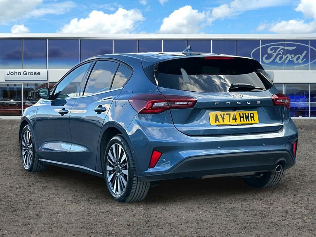 Ford Focus 1.0 Ecoboost Hybrid Mhev Titanium X Hatchback AY74HWR Blue #5