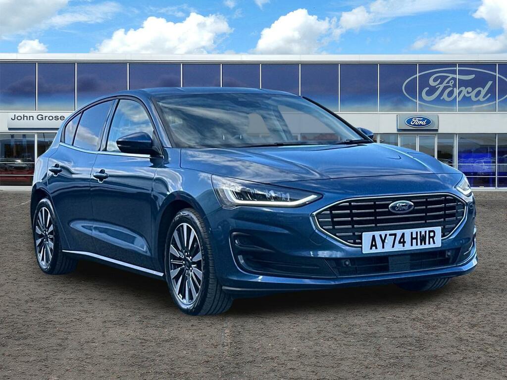 Ford Focus 1.0 Ecoboost Hybrid Mhev Titanium X Hatchback Blue