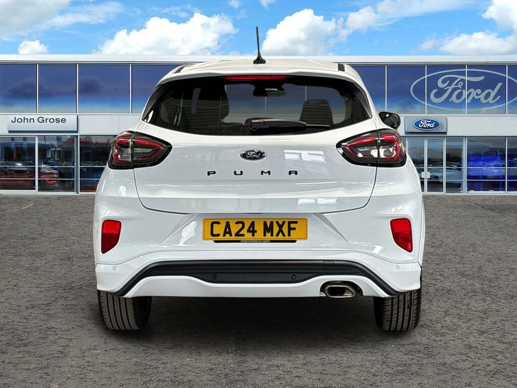 Ford Puma 1.0 Ecoboost Hybrid Mhev 155 St-line Hatchback CA24MXF White #4
