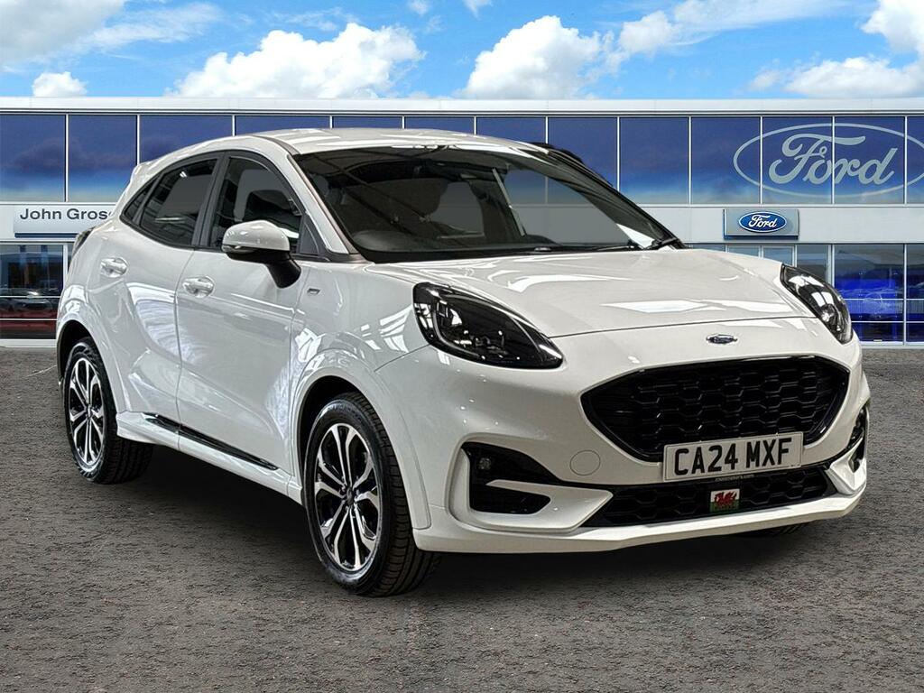 Ford Puma 1.0 Ecoboost Hybrid Mhev 155 St-line Hatchback White
