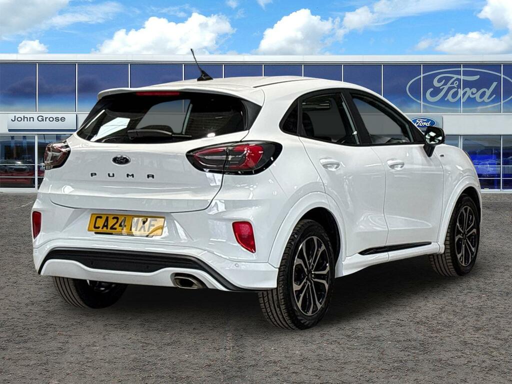 Ford Puma 1.0 Ecoboost Hybrid Mhev 155 St-line Hatchback CA24MXF White #3