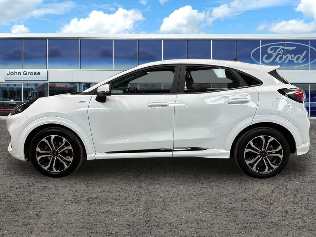 Ford Puma 1.0 Ecoboost Hybrid Mhev 155 St-line Hatchback CA24MXF White #6
