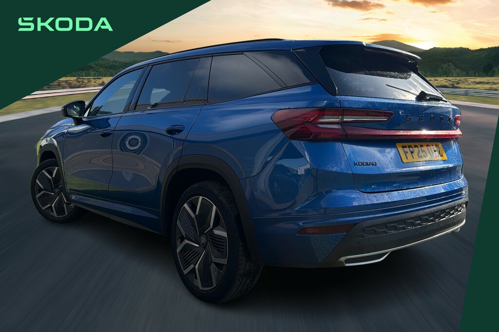 Skoda Kodiaq 1.5 Tsi E-tec Sportline Dsg 7 Seat FP25OAZ Blue #3
