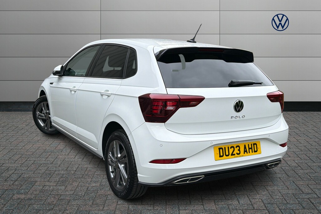Volkswagen Polo 1.0 Tsi R-line Dsg DU23AHD White #3