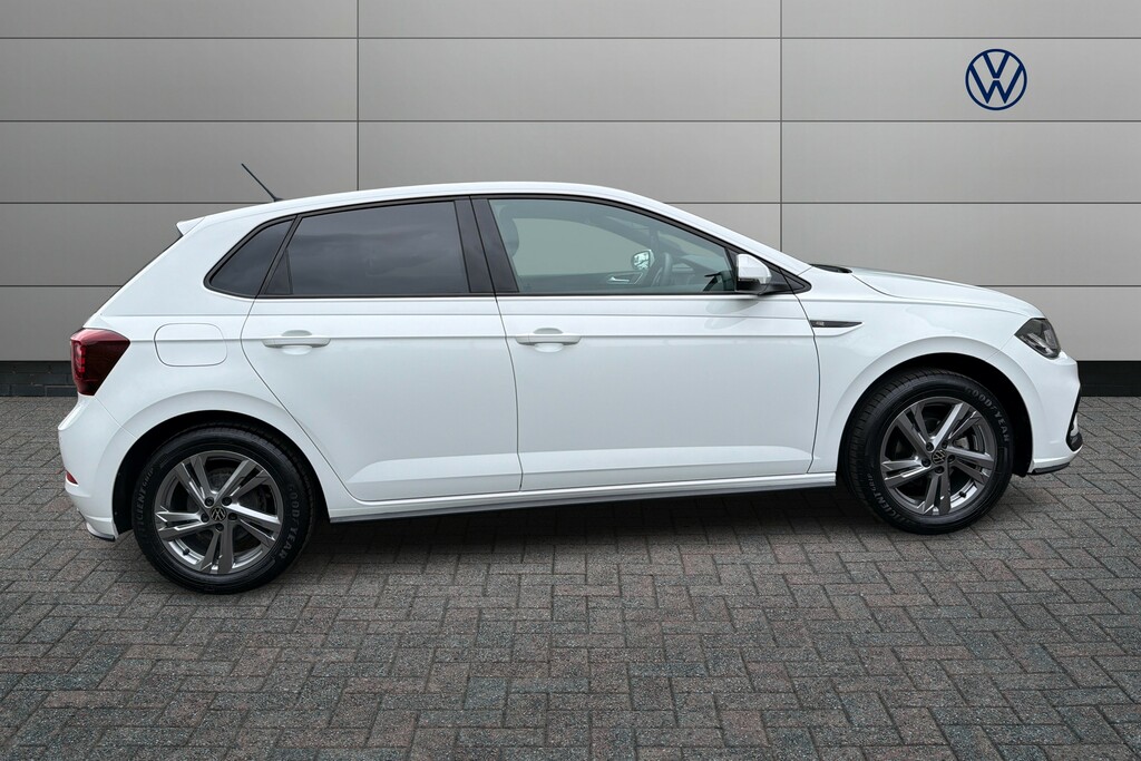 Volkswagen Polo 1.0 Tsi R-line Dsg DU23AHD White #4