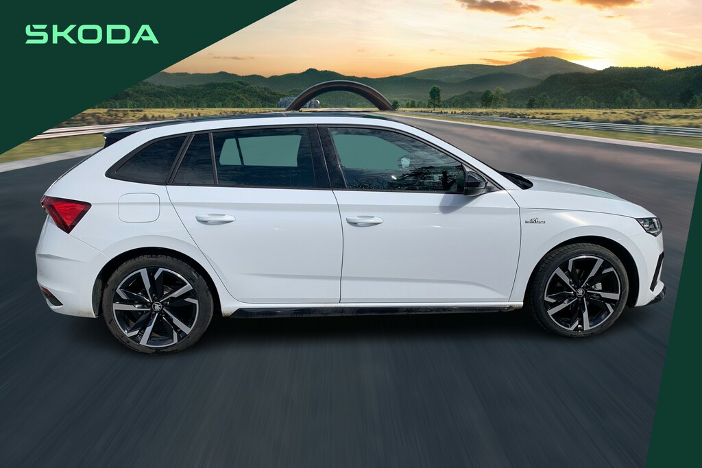 Skoda Scala 1.5 Tsi Monte Carlo Edition Dsg BJ75YRS White #4