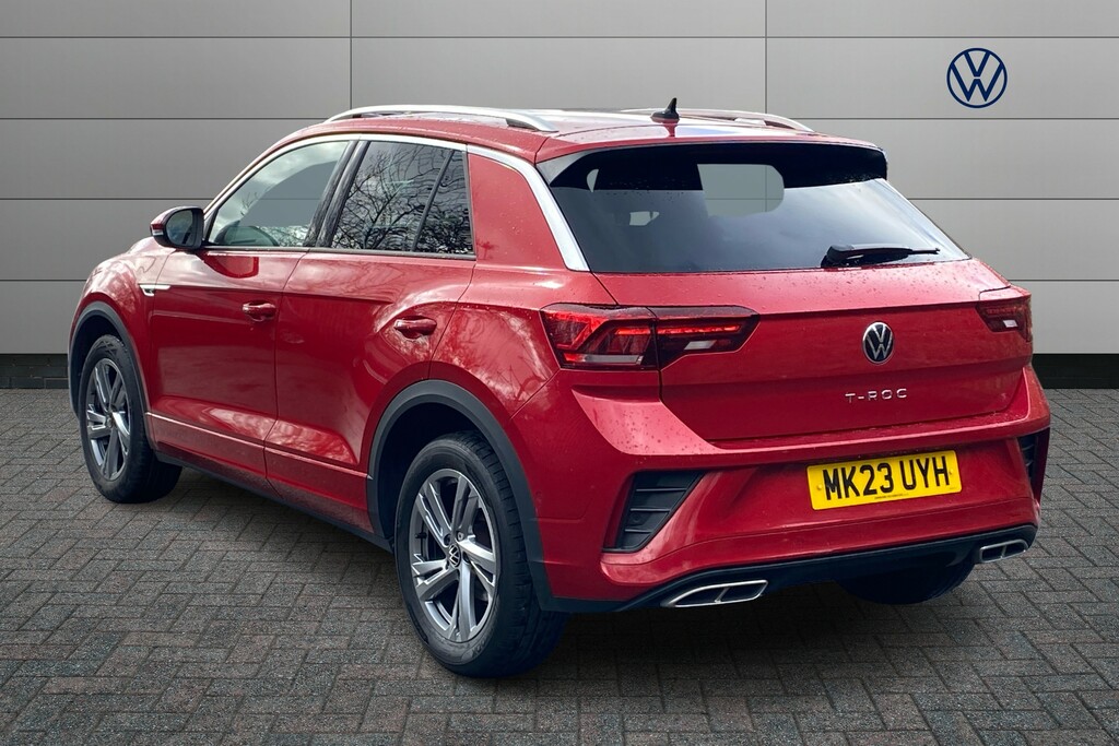 Volkswagen T-Roc 1.5 Tsi R-line Dsg MK23UYH Red #3
