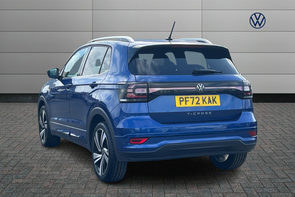 Volkswagen T-Cross 1.0 Tsi 110 R-line Dsg PF72KAK Blue #3