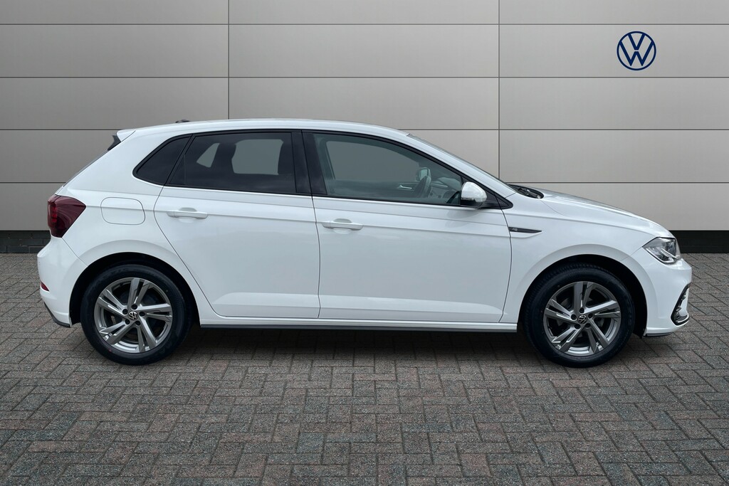 Volkswagen Polo 1.0 Tsi R-line Dsg LM24OWG White #4